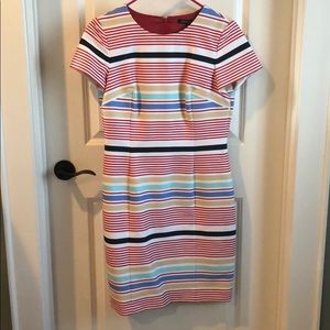 Brooks Brothers multi-colored striped dress. NWT.
